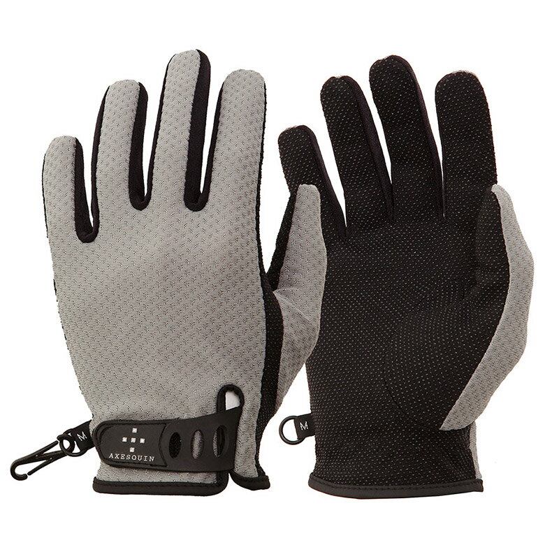 アクシーズクイン(AXESQUIN) UV Mesh Glove L G01(グレイ) AG6714
