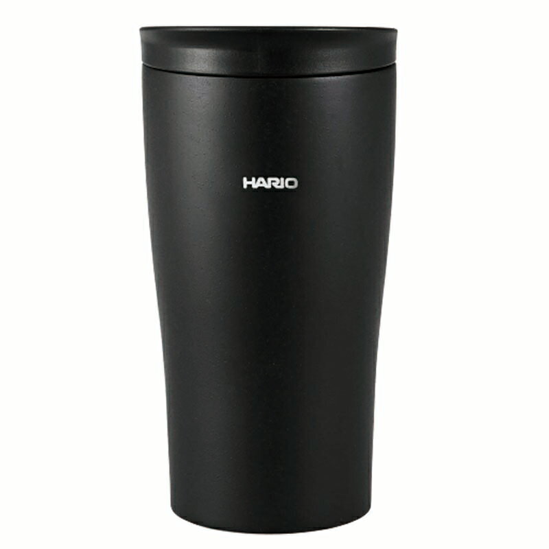 ハリオグラス HARIO フタ付き保温タンブラー300 300ml ブラック STF-300-B