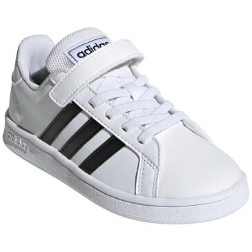 adidas(アディダス) GRANDCOURT C 19.0cm フットウェアホワイト×コアブラック×フットウェアW ADJ-EF0109-190