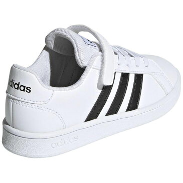 adidas(アディダス) GRANDCOURT C 19.0cm フットウェアホワイト×コアブラック×フットウェアW ADJ-EF0109-190