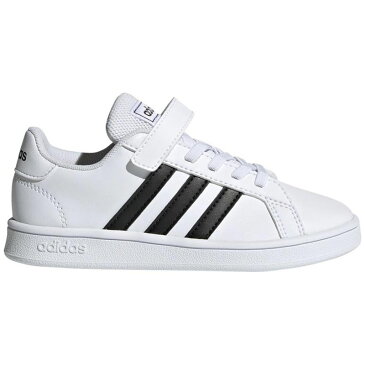 adidas(アディダス) GRANDCOURT C 19.0cm フットウェアホワイト×コアブラック×フットウェアW ADJ-EF0109-190