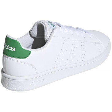 adidas(アディダス) ADVANCOURT K 21.5cm フットウェアホワイト×グリーン×グレーツー ADJ-EF0213-215