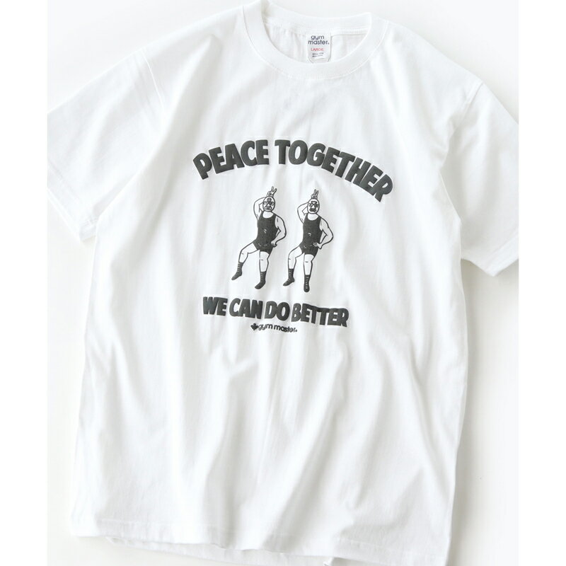 gym master(ジムマスター) PEACE TOGETHER Tee S ホワイト(01) G680688