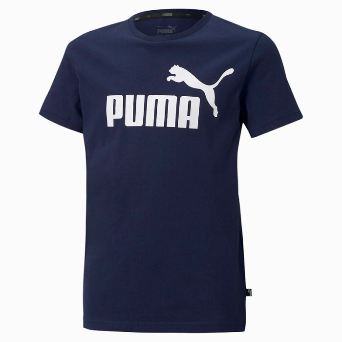 PUMA(プーマ) ESS ロゴ Tシャツ キッズ 150 06(ピーコート) 588982