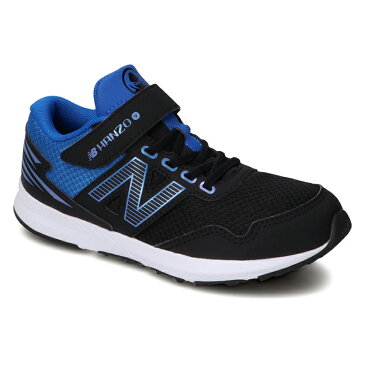 new balance(ニューバランス) 【21秋冬】NB HANZO V キッズ シューズ M/18.5cm BLACK×BLUE NBJ-PXHANVE1 M