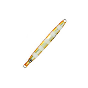 オーナー針 撃投ジグ 125g 38 フレイムゴールドゼブラ GJ-125