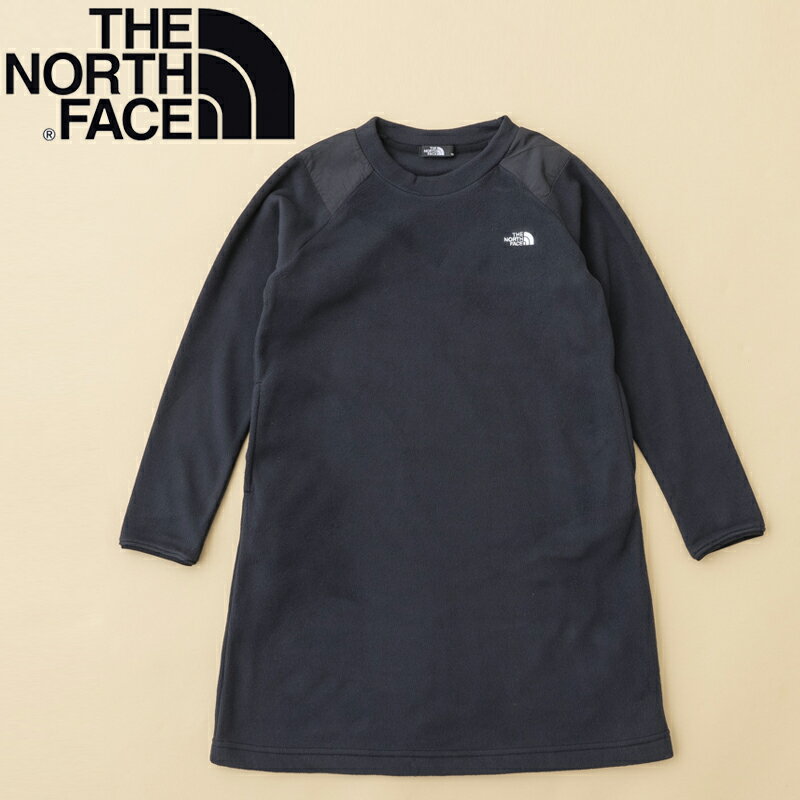 THE NORTH FACE(ザ・ノースフェイス) 【21秋冬】G MICRO FLEECE ONEPIECE(ガールズ マイクロ フリースワンピース) 140 ブラック(K) NAG72120