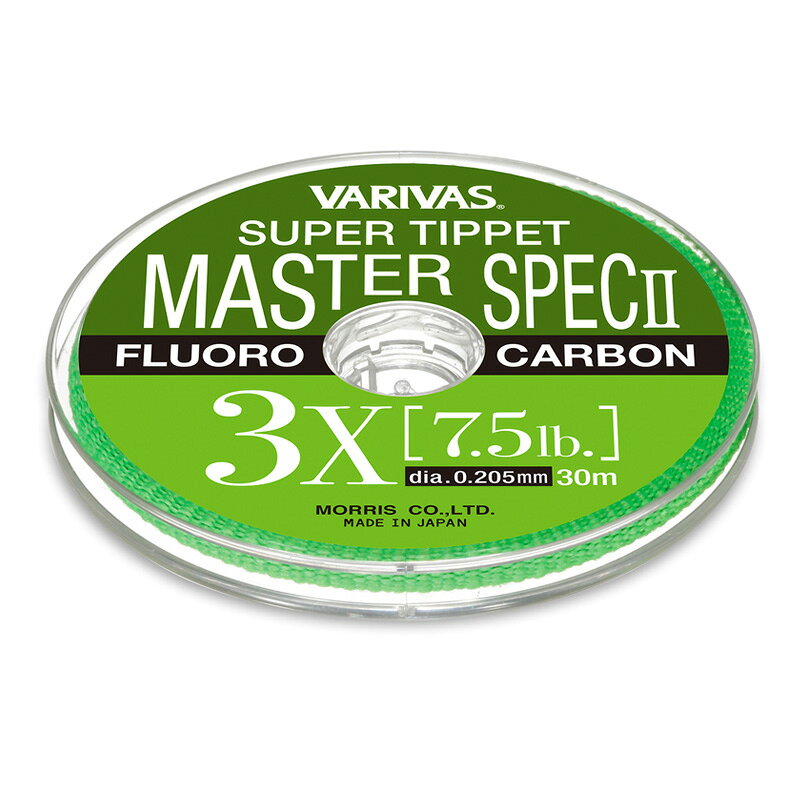 【12/5迄 最大2,000円OFF】 バリバス(VARIVAS) VARIVAS スーパーティペット マスタースペック II フロロカーボン 30m 0.3号...