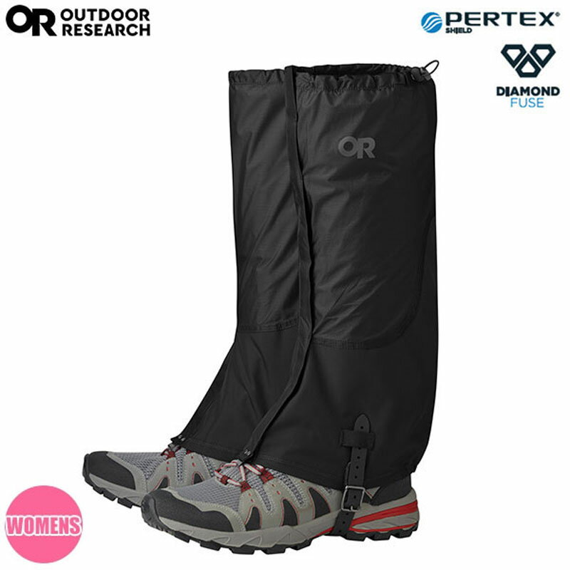 OR(アウトドアリサーチ) Ws Helium Gaiters(ウィメンズ ヘリウムゲイター) S ブラック 19844045001003