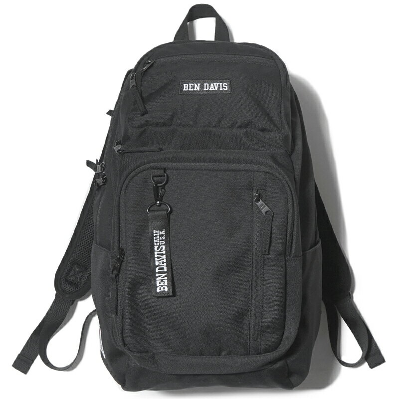 BEN DAVIS(ベンデイビス) LAPTOP DAYPACK(ラップトップ デイパック) 29L BLACK×BLACK BDW-9340