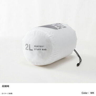 THE NORTH FACE(ザ・ノース・フェイス) 【22秋冬】PERTEX STUFF BAG 2L(パーテックス スタッフ バッグ 2L) 2L ホワイト×ピンク(WP) NN32128