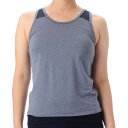 G-FIT(ジーフィット) エアSTRETCH タンクトップ フィットネスウェア S HEATHER NAVY(HNV) GFL980T