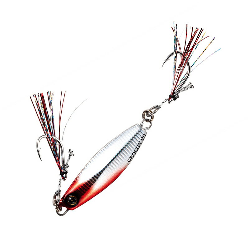 ハヤブサ(Hayabusa) ぶっ飛びふらふらスロージグジャックアイグロッキー 40g 8 流血シルバー FS416