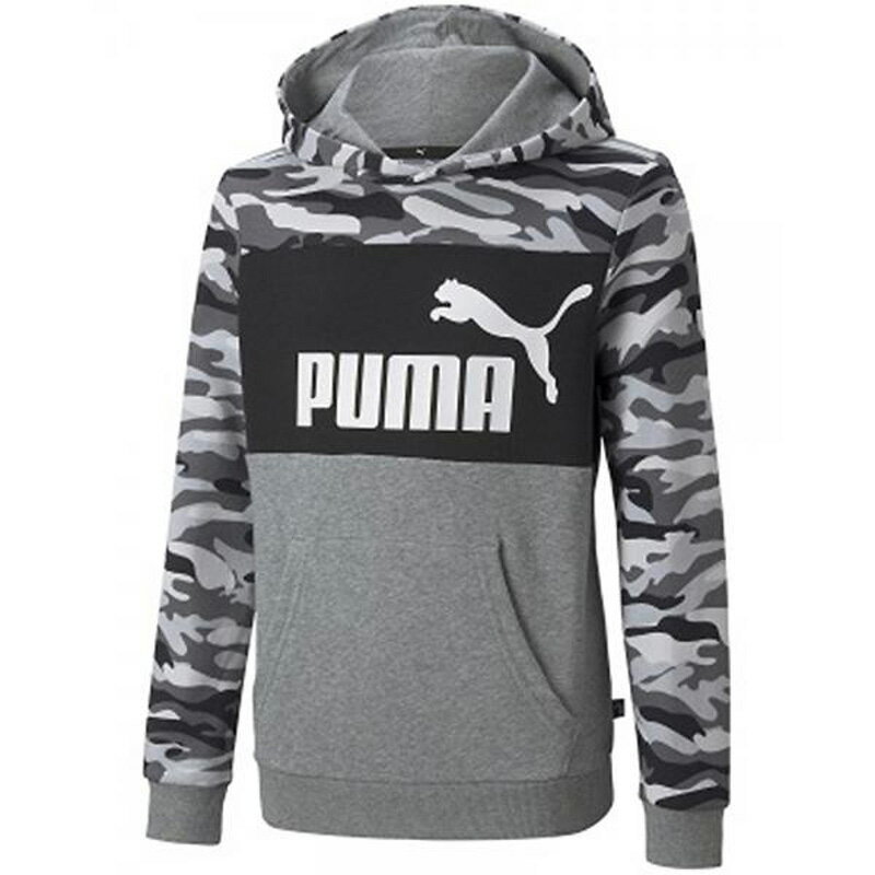 PUMA(プーマ) ESS+ CAMO フーディースウェット B キッズ 140 プーマ ブラック(01) 849682