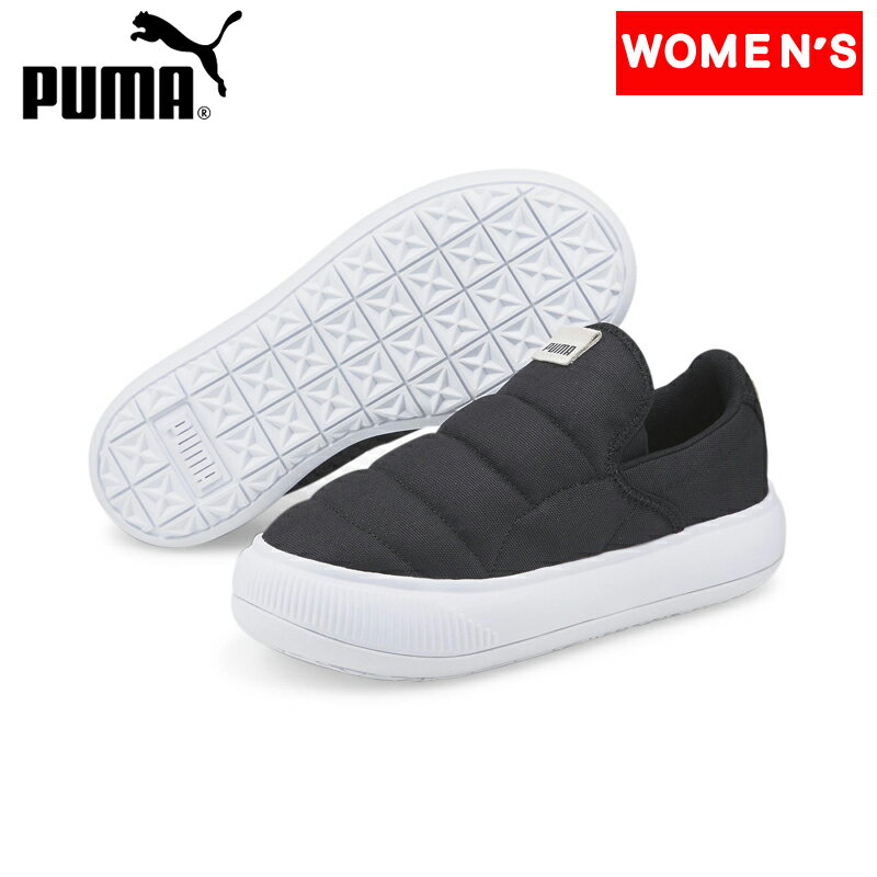 PUMA(プーマ) 【22春夏】スウェード マユ スリップオン キャンバス ウィメンズ シューズ 24.0cm PUMA BLACK-PU 385595