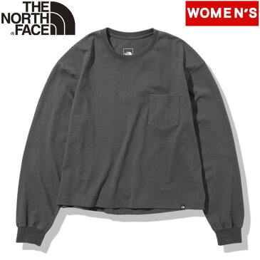 THE NORTH FACE(ザ・ノース・フェイス) 【22春夏】L/S HEAVY COTTON TEE(ロングスリーブヘビーコットンティー)ウィメンズ L アスファルトグレー(AG) NTW32244