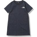 THE NORTH FACE(ザ・ノース・フェイス) ガールズ ストレッチデニムマウンテンワンピース NTG12218 全2色 全3サイズ