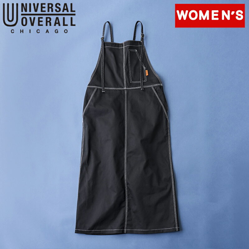 ユニバーサルオーバーオール(UNIVERSAL OVERALL) 【22春夏】Women's JUMPER SKIRT(ジャンパー スカート)ウィメンズ L BLK U2212847