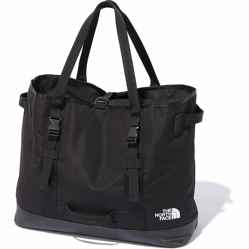 ノースフェイス トートバッグ メンズ THE NORTH FACE(ザ・ノース・フェイス) FIELUDENS GEAR TOTE M(フィルデンス ギア トート M) 47L ブラック(K) NM82201