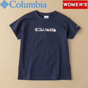 Columbia(コロンビア) 【22春夏】Women's ヤハラ フォレスト ショート スリーブ Tシャツ ウィメンズ M 464(Collegiate Navy) PL3837
