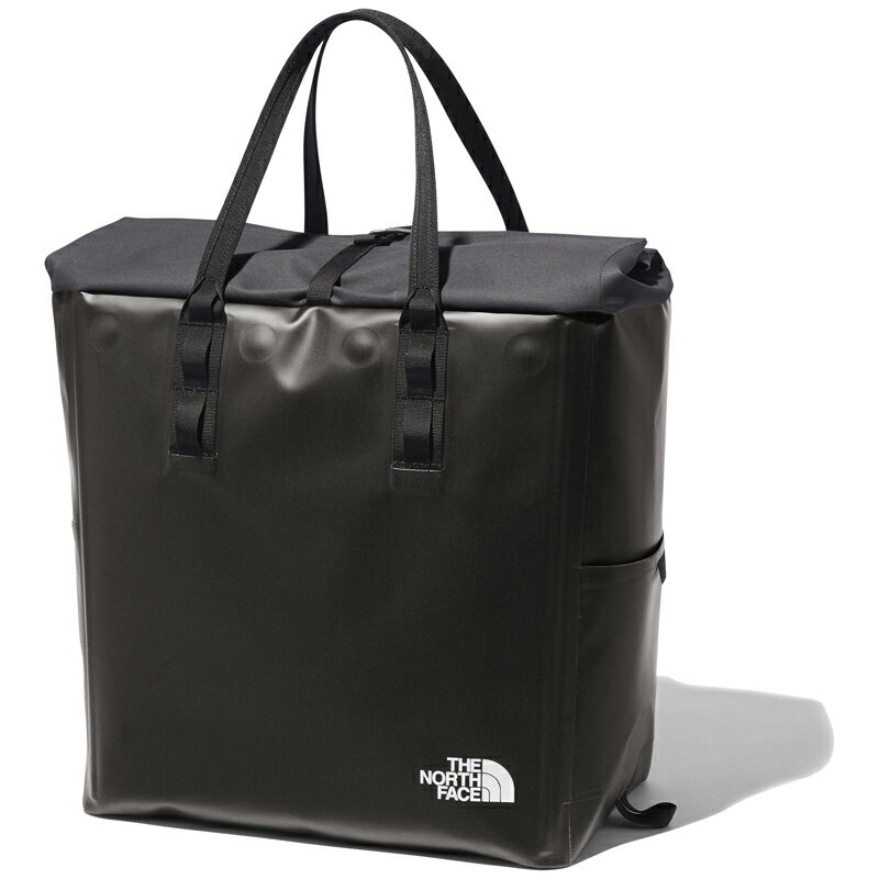 ノースフェイス トートバッグ メンズ THE NORTH FACE(ザ・ノース・フェイス) FIELUDENS TRASH TOTE(フィルデンス トラッシュ トート) 46L ブラック(K) NM82112