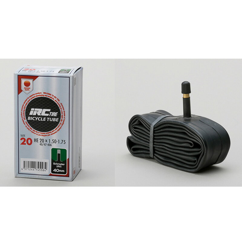 アイ・アール・シー(iRC) 自転車用/サイクル用 チューブ (HE) 米式40mm 24×1.50-1.75 29832J