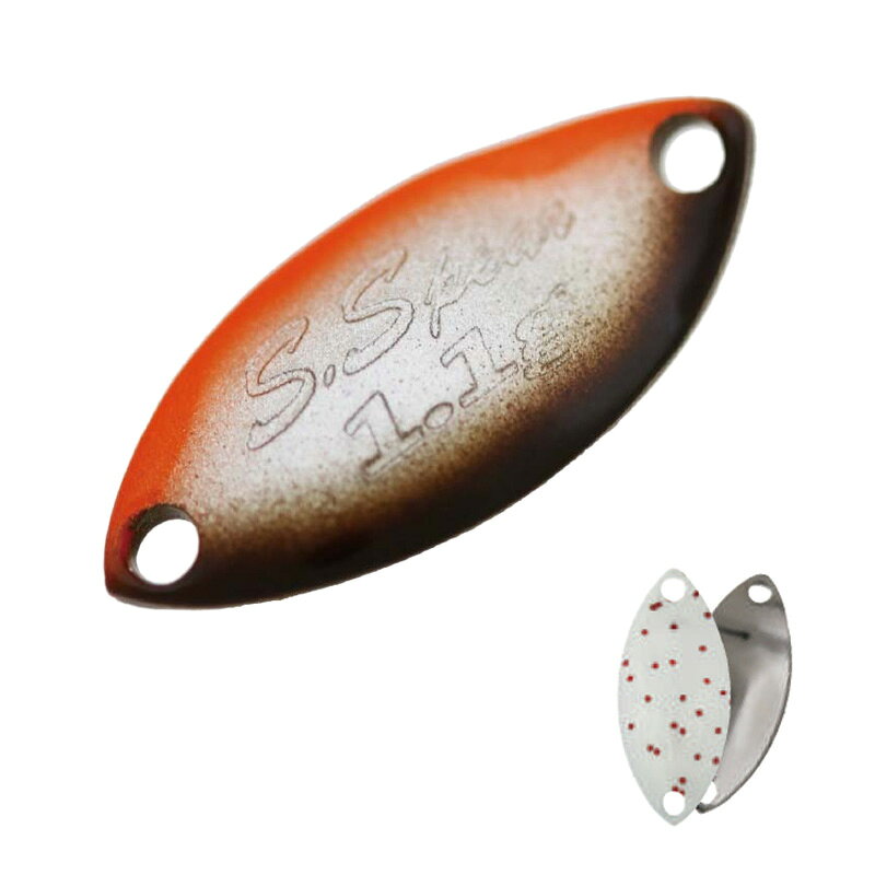 仕様／規格●カラー：AJM2　表／グリーングロー×レッドラメ、裏／シルバー／UV（パープル）●重量：1.1g●フック：ジャイロフック ＃6サイズ1.1gカラーAJM2 グリーングロー×レッドラメ商品説明●大人気！！●フィールドスタッフ安島シークレットカラーに新アイテム登場！！●大人気安島シークレットカラーシリーズについにギガバースト、アストラル、サーヴァントスピア登場！！様々な水質、様々なコンディションに対応した定番カラーとローテーションしやすいシンプルな配色ながらビギナーからエキスパートまで使い手を選ばずに活躍する渾身のラインナップ！！●プロスタッフ 赤羽根悟 プロデューススプーン始動！！●「攻める」スプーニングを貫き、理想のアプローチを実現する為に赤羽根悟が求めたのは、スプーン操作時のレスポンス。ハイアピールアクションでありながら、あえてマイクロシルエット設計とすることで様々な速度領域に対応。高速域ではマイクロシルエットならではの機動性を活かし瞬時に魚を引き付け、低速域ではしっかり追わせてバイトに持ち込む。攻めるスタイルを凝縮したサーヴァントスピア1.1g、満を持して登場！！関連ワード●釣り具 釣具 つり具 管理釣り場 管釣り 釣り堀 釣堀ジャンル識別情報：/g1007/g210/g301/mZ44/※納期表示のご説明はこちら