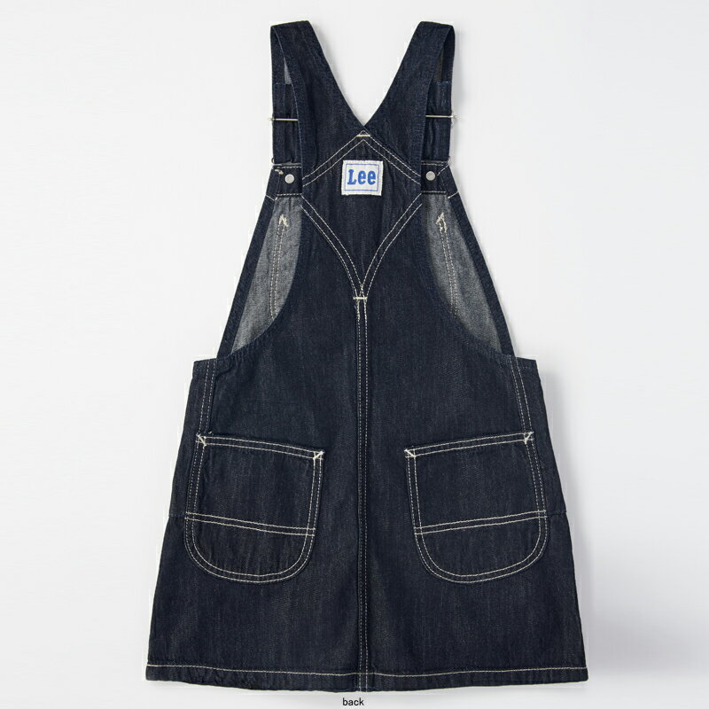 Lee(リー) 【22春夏】Kid's DUNGAREES OVERALL SKIRT キッズ 160cm RINSE LK6152-200