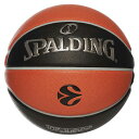 SPALDING(スポルディング) レガシー TF-1000 EuroLuegue オフィシャルゲームボール 7号球 7号球 ブラウン×ブラック 84004Z