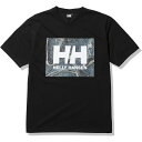 ヘリーハンセン アウトドアウェア レディース HELLY HANSEN(ヘリーハンセン) ウィメンズ ショートスリーブ フィッシング ネット フォト ティー WM ブラック×ブルームーン(KM) HE62215