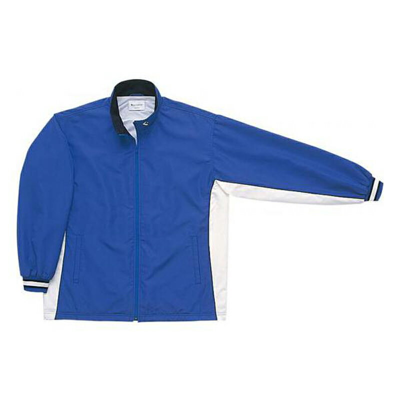CONVERSE(コンバース) ウォームアップジャケット(前ファスナー・裾ボックスタイプ) XO Rブルー×ホワイト(2511) CB182102S