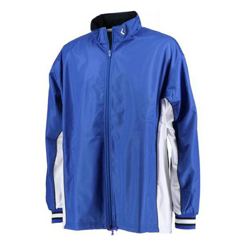 CONVERSE(コンバース) ウォームアップジャケット(前ファスナー・裾ボックスタイプ) XO Rブルー×ホワイト(2511) CB182102S