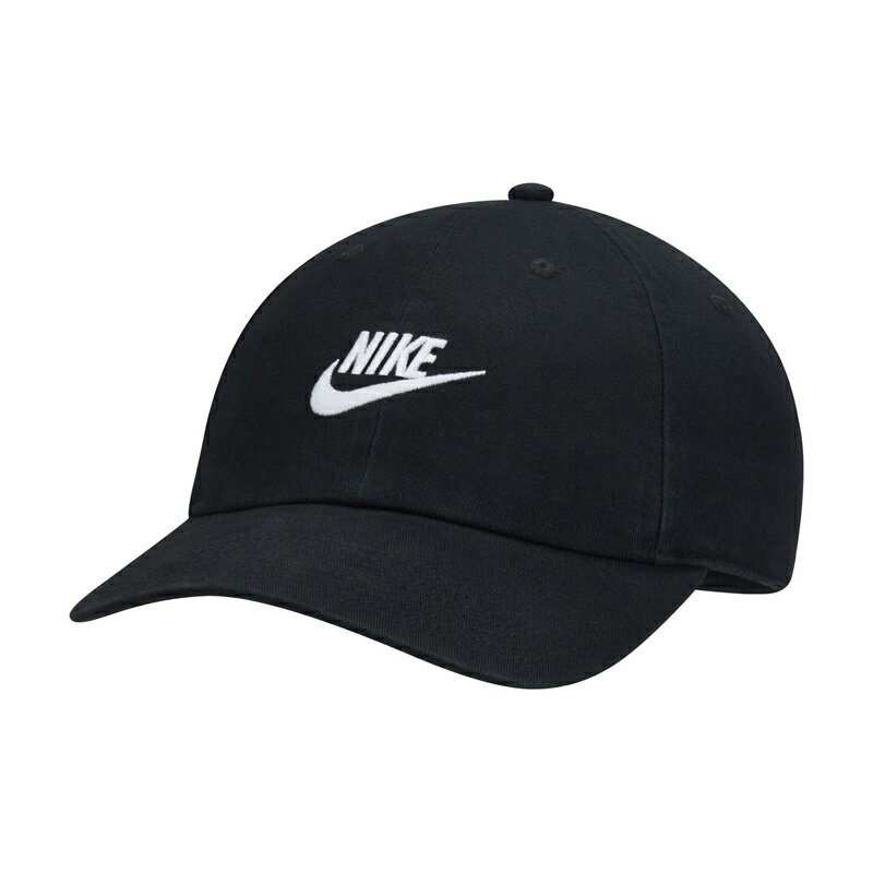 NIKE(ナイキ) 【22秋冬】H86 フューチュラ ウォッシュド キャップ MISC (010)ブラック×ブラック×(ホワイト) NJP-913011-010