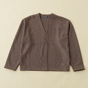 ORCIVAL(オーシバル) Vネック カーディガン メンズ(ウール×ナイロン) 5(Lサイズ相当) ダークローズ #OR-C0166 WJS