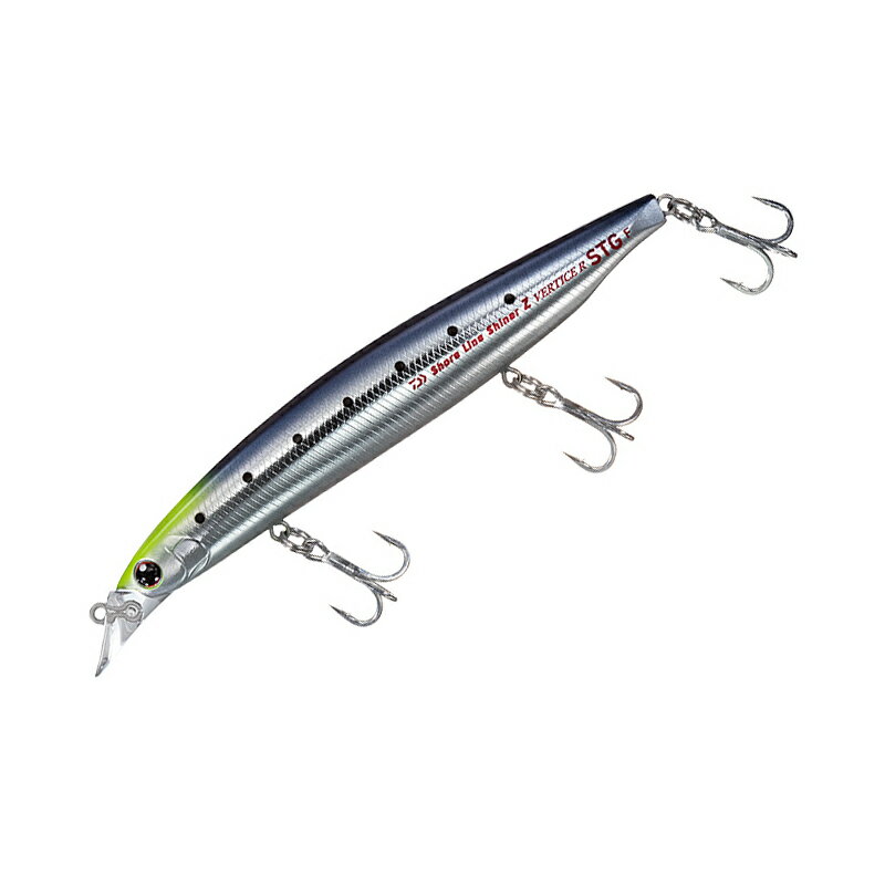 ダイワ(Daiwa) ショアラインシャイナーZバーティスR STG125F 125mm チャートヘッドメッキイワシ 07403626