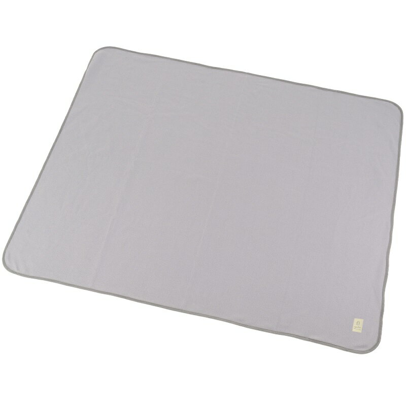 キャプテンスタッグ(CAPTAIN STAG) アプリール フリースブランケット ブルーム×パープルグレー UT-1023