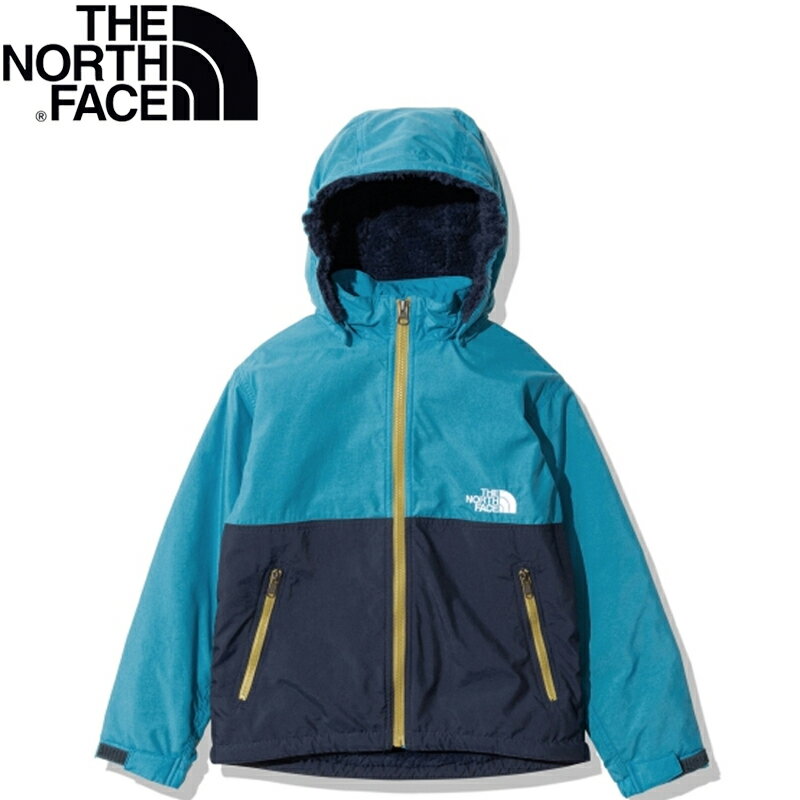 THE NORTH FACE(ザ・ノース・フェイス) K COMPACT NOMAD JACKET(コンパクト ノマド ジャケット)キッズ 120cm アコースティックブルー×TNFネイビー(BN) NPJ72257