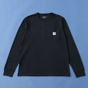 Carhartt WIP(カーハート WIP) ロングスリーブ ポケット Tシャツ メンズ S Black I030437