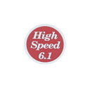 Avail(アベイル) HSステッカー 6.1STICKER-HISPEED レッド