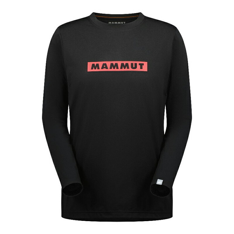 マムート アウトドアウェア レディース MAMMUT(マムート) QD Logo Print Longsleeve T-shirts AF Men's XS black-magma PRT2 1016-01030