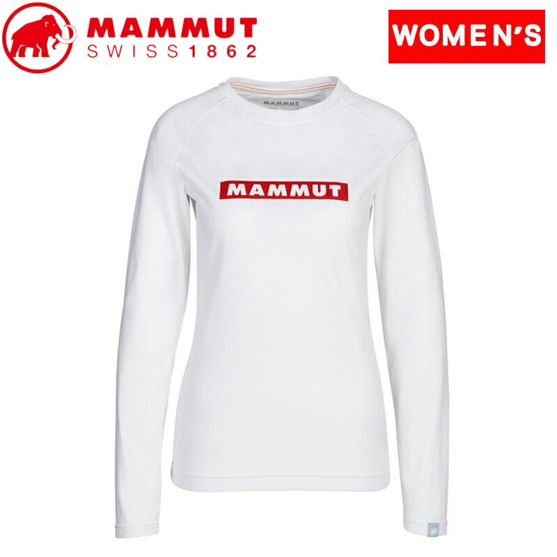 MAMMUT(マムート) QD Logo Print Longsleeve T-shirts AF Women's M 00472(white PRT2) 1016-01040