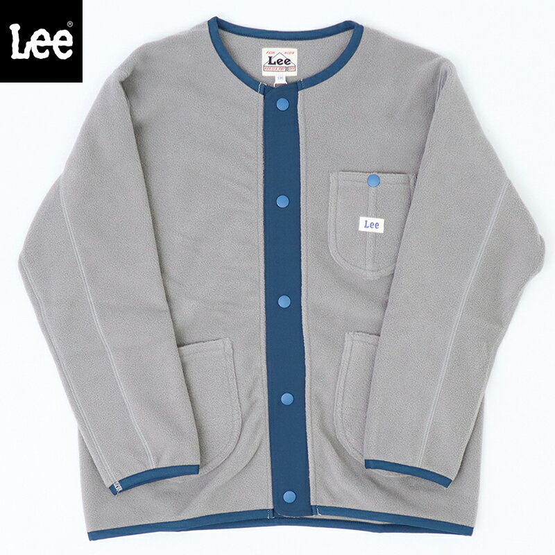 Lee(꡼) FLEECE CARDIGAN 130 GRAY LK0785-202