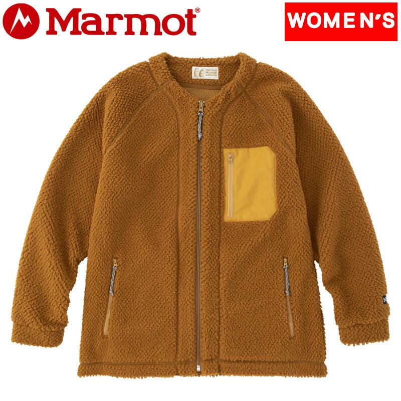 Marmot(マーモット) 【22秋冬】【四角友里コラボ】Boa Crew Coat(ウィメンズボアクルーコート) ウィメンズ L KKB(キクチバ) TOWUJL44YY