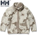 HELLY HANSEN(ヘリーハンセン) キッズ ノルディックカモプリントフリースフルジップ HJ52254 全2サイズ
