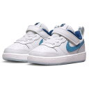 NIKE(ナイキ) COURT BOROUGH LOW 2 SE TDV(コート バーロウ LOW 2 SE TDV) 10.0cm (100)サミットホワイト/ヴァレリアンブルー DQ5981100