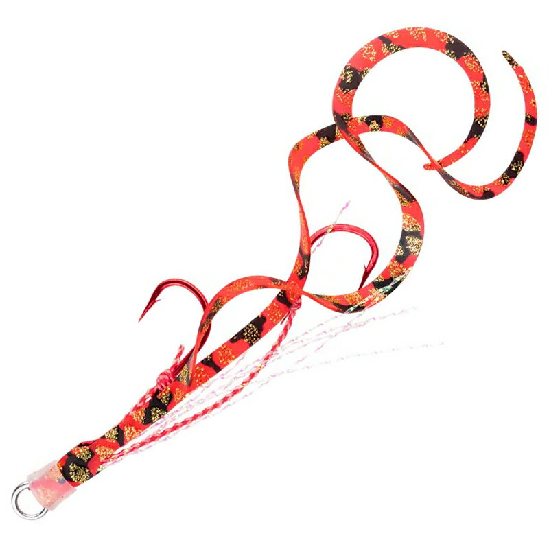 スタート(START) 替ユニット ダブルフック スキニーショートカーリー S #55 レッドゼブラ UDSC-S-55のサムネイル