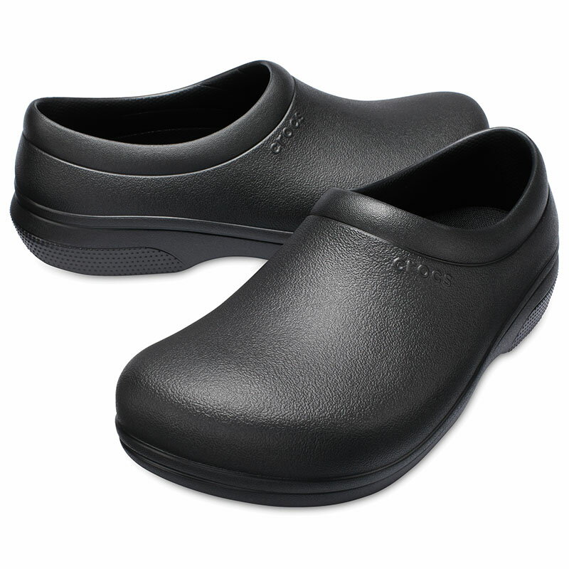 CROCS(クロックス) ON THE CLOCK WORK SLIP ON(オンザクロック ワークスリップオン) 27cm(M9) Black 205073