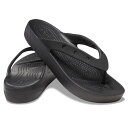 CROCS(クロックス) CLASSIC PLATFORM FLIP W(クラシックプラットフォームフリップ W) 24cm(W8) Black 207714