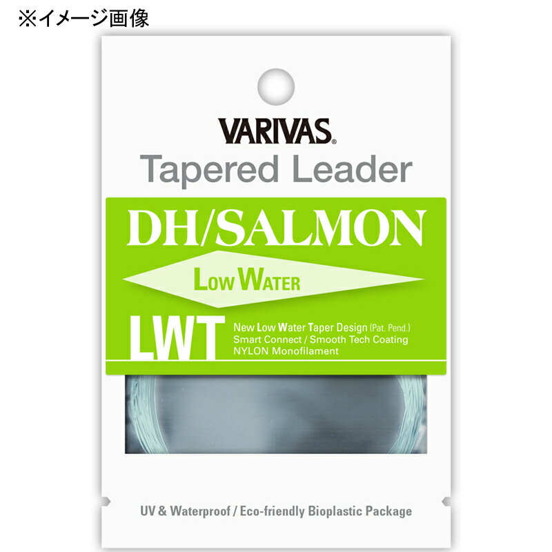 バリバス(VARIVAS) テーパードリーダー DH/サーモン LWT ナイロン 18ft-1X ナチュラルグリーン