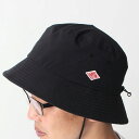 DANTON(ダントン) 【25春夏】POLYESTER STRETCH BUCKET HAT(ポリエステルストレッチハット) フリー BLACK #DT-H0047 PES